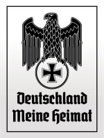 Blechschild - Adler Heimat