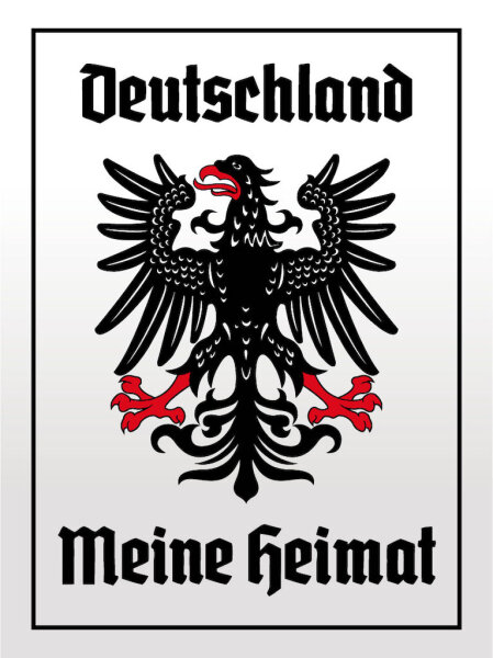 Blechschild - Adler Mein Heimat