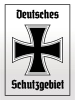 Blechschild - EK Schutzgebiet