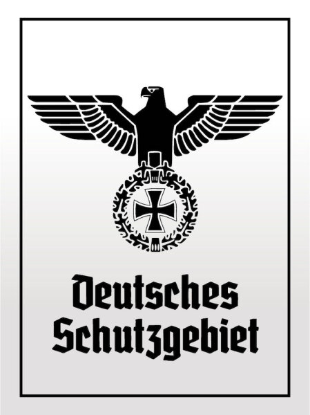 Blechschild - Adler D Schutzgebiet