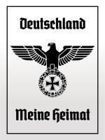 Blechschild - Adler Mein Heimat