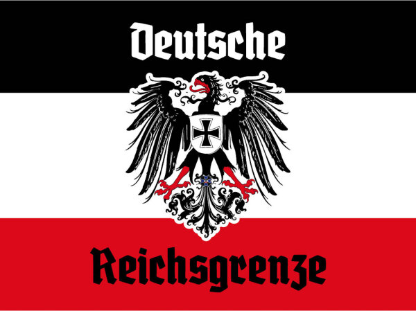 Blechschild - Adler D. Reichsgrenze