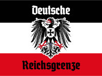 Blechschild - Adler D. Reichsgrenze