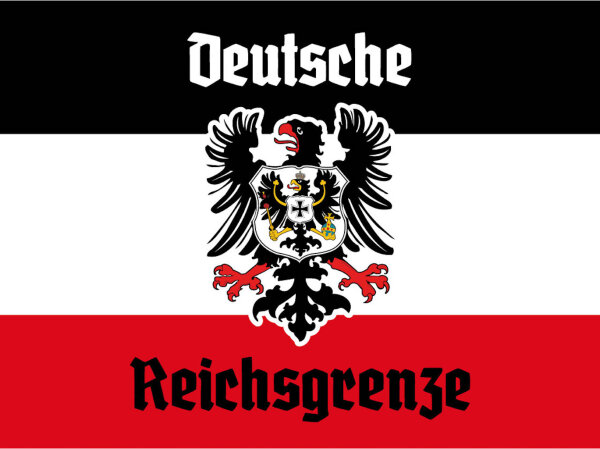 Blechschild - Adler D. Reichsgrenze