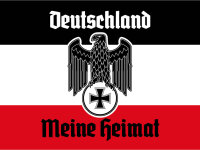 Blechschild - Adler Heimat