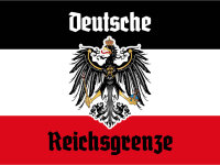 Blechschild - Adler D. Reichsgrenze