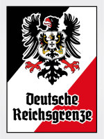 Blechschild - Adler D. Reichsgrenze