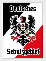 Blechschild - Adler Schutzgebiet