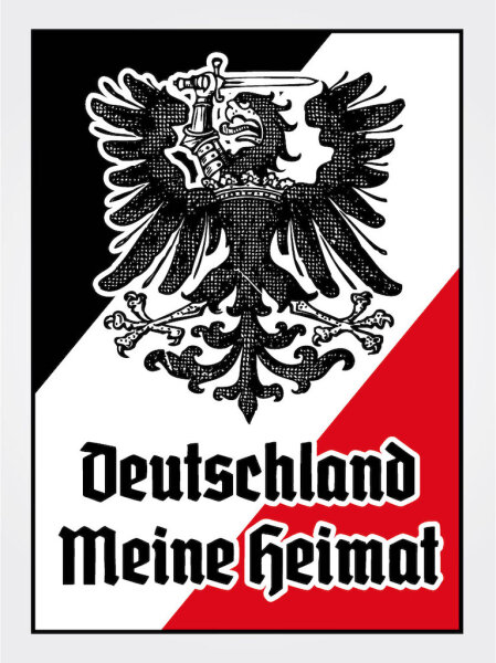 Blechschild - Adler Heimat