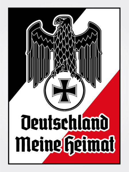 Blechschild - Adler Heimat