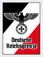 Blechschild - Adler D. Reichsgrenze