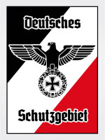 Blechschild - Adler Schutzgebiet