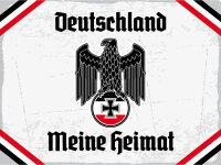 Blechschild - Adler Heimat