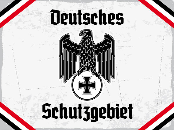 Blechschild - Adler D Schutzgebiet