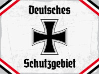 Blechschild - EK D Schutzgebiet