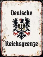 Blechschild - Adler D. Reichsgrenze