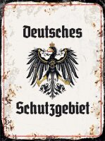 Blechschild - Adler Schutzgebiet