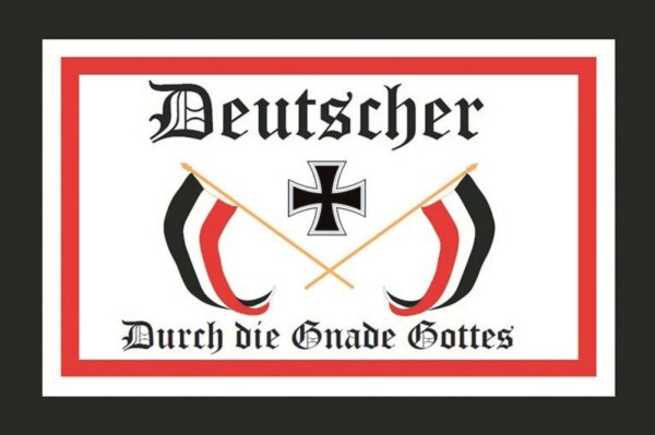 Blechschild - Deutscher - historisch