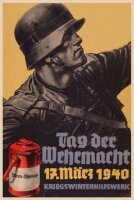 Blechschild - Tag der Wehrmacht - historisch