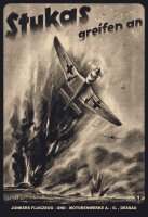 Blechschild - Stukas - historisch