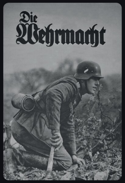 Blechschild - Wehrmacht - historisch