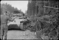 Blechschild - Panzer I - historisch