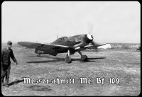 Blechschild - BF 109 - historisch