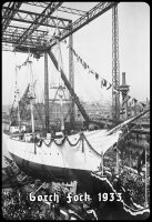 Blechschild - Gorch Fock 1933 - historisch