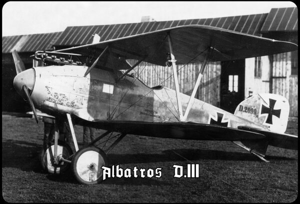 Blechschild - Albatros - historisch