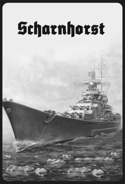 Blechschild - Scharnhorst - historisch