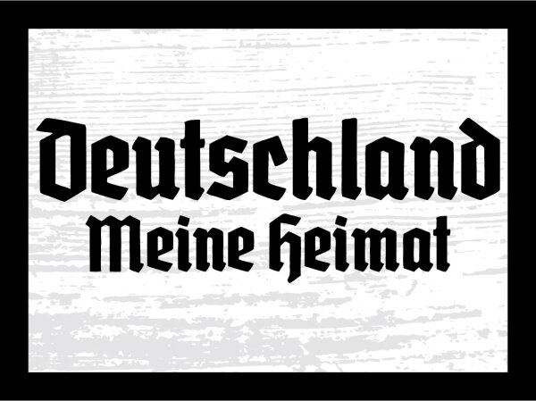 Blechschild - Heimat1