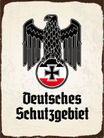 Blechschild - Adler D Schutzgebiet