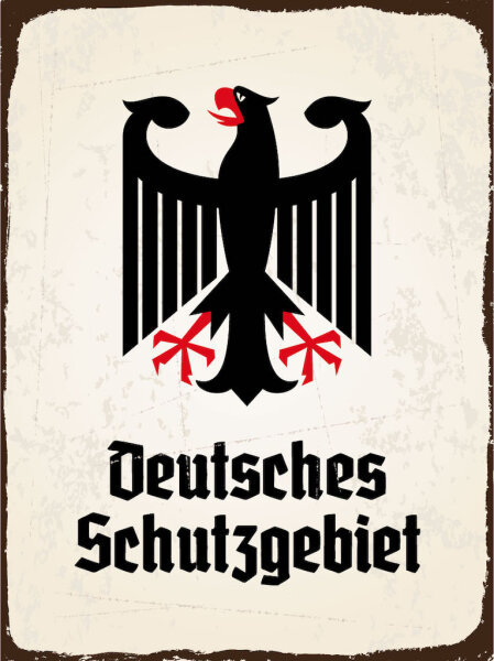 Blechschild - Adler D Schutzgebiet