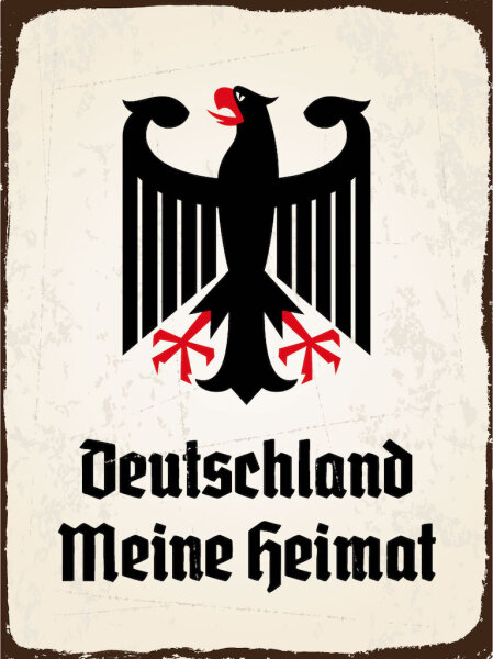 Blechschild - Adler Heimat