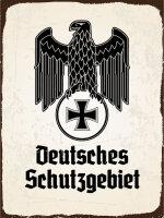 Blechschild - Adler D Schutzgebiet