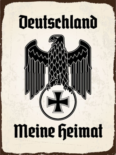 Blechschild - Adler Mein Heimat