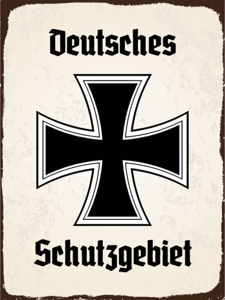 Blechschild - Adler Schutzgebiet