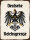 Blechschild - Adler D. Reichsgrenze