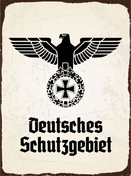 Blechschild - Adler D Schutzgebiet