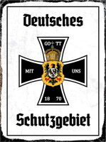 Blechschild - EK Schutzgebiet