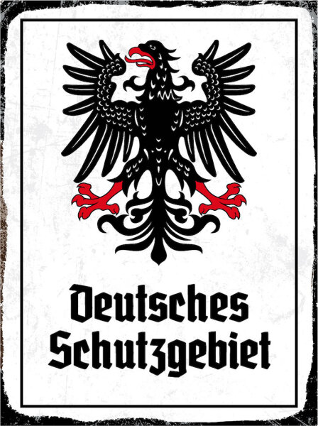 Blechschild - Adler D Schutzgebiet