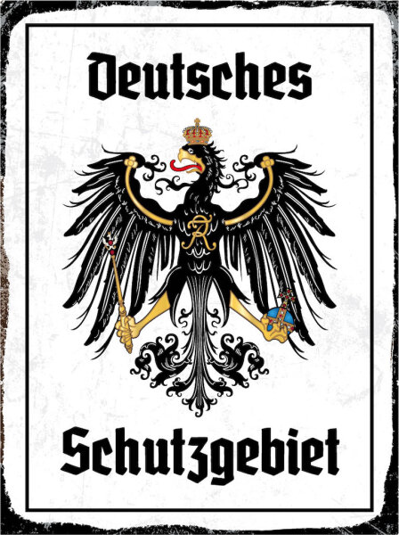 Blechschild - Adler Schutzgebiet