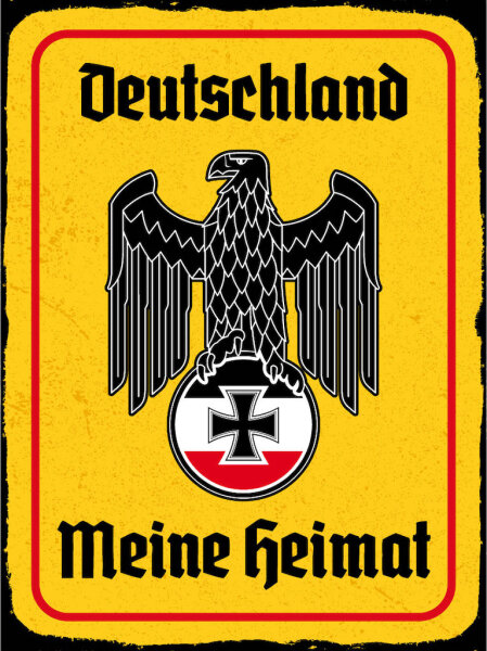 Blechschild - Adler Heimat V2