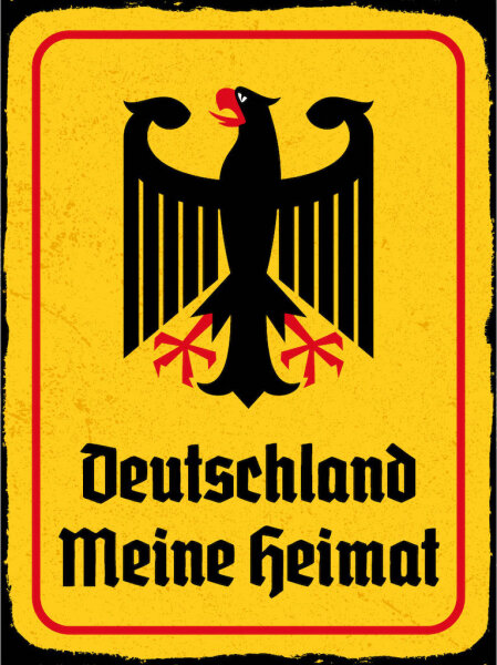 Blechschild - Adler Heimat