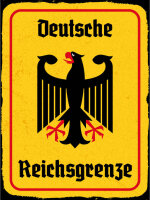 Blechschild - Adler Reichtsgrenze