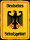 Blechschild - Adler Schutzgebiet