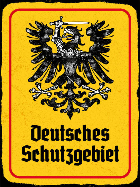 Blechschild - Adler D Schutzgebiet