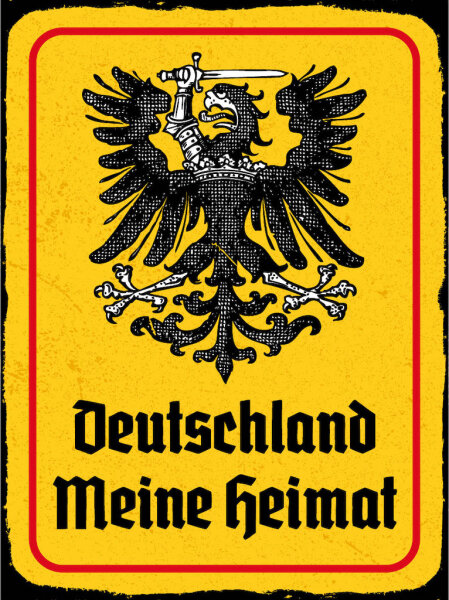 Blechschild - Adler Heimat