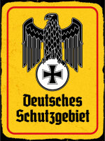 Blechschild - Adler D Schutzgebiet