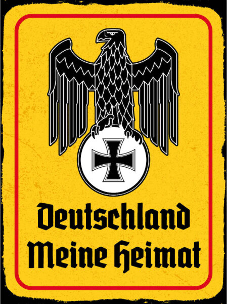 Blechschild - Adler Heimat